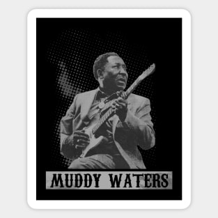 Muddy Waters Illustrations Magnet